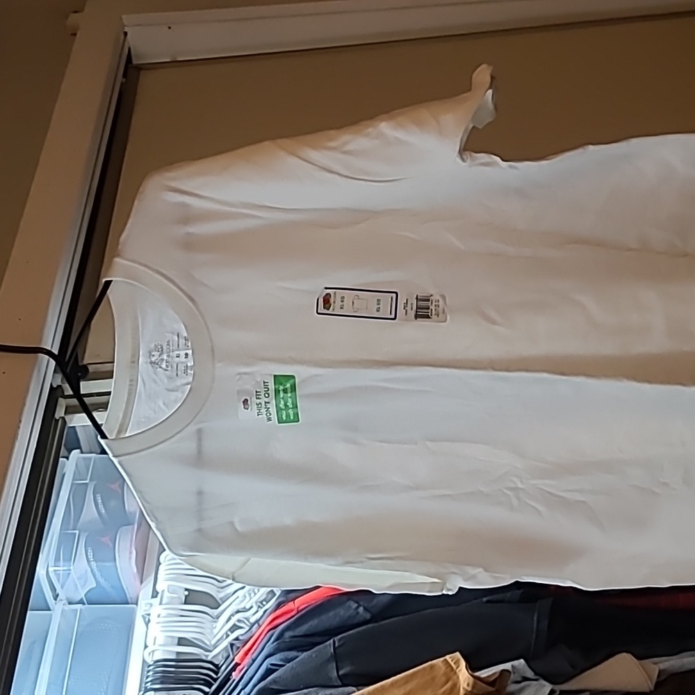 Fruit of the loom men's XL plain white tee